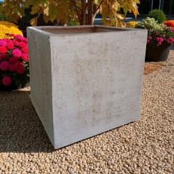 Maceta Cuadrada Beige XXL 80x80x80cm